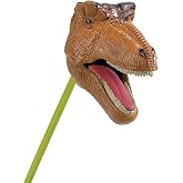 Safari Ltd. Brown T-Rex Snapper - 18" Dinosaur Grabber Toy for Boys, Girls, and Kids Age 3+