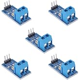 Stemedu 5PCS DC 0-25V Voltage Sensor Module, Voltage Divider Detection Terminal up to 25V, 5X Reduction for Arduino ADC, 0.02445V Resolution, for Raspberry Pi Pico Robot Electronic Brick