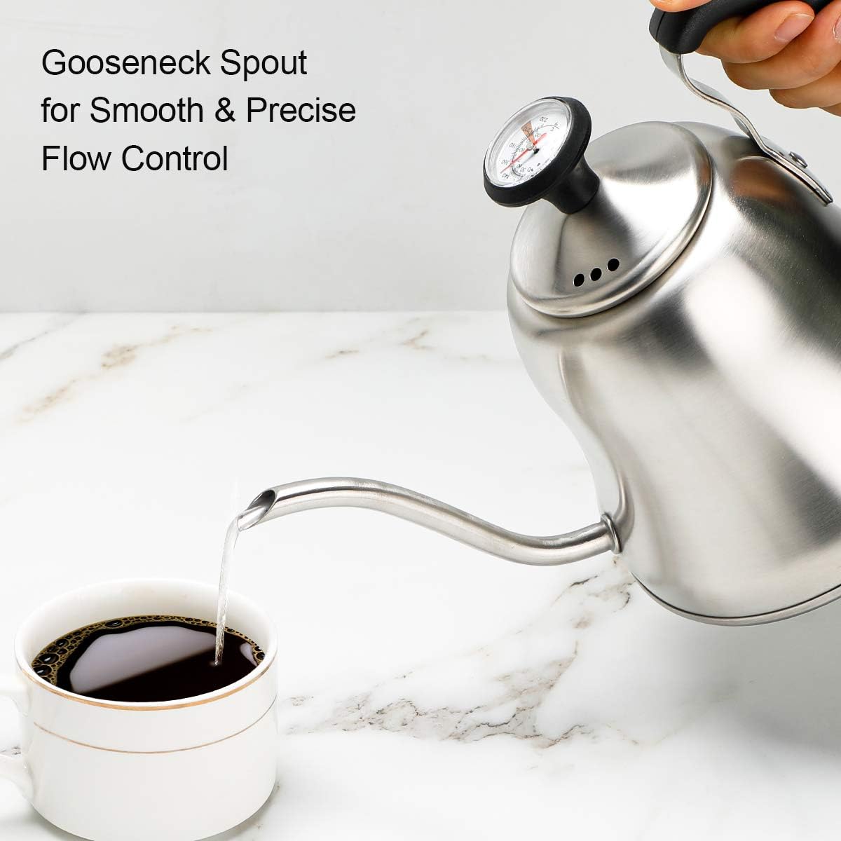 Chefbar Tea Kettle Gooseneck Coffee Kettle Pour Over Coffee Kettle