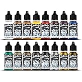 Vallejo - Model Color Medieval Colors Set | Modeling Acrylic Paints | 16 Bottles x 18 ml (0.60 fl.oz.)