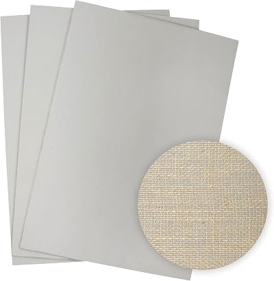 Artway A4 Traditional Lino Sheets - Pack of 3 for Printmaking - Grey