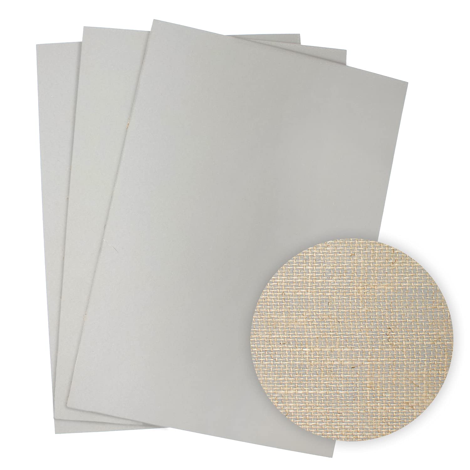 Artway Traditional Lino A4 Sheets – Ideal for Printmaking/Lino Printing – Pack of 3 Sheets - Grey