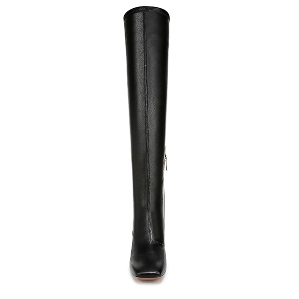 FRANCO SARTO WOMENS NOVARA SQUARE TOE OVER THE KNEE BOOT BLACK 5 M