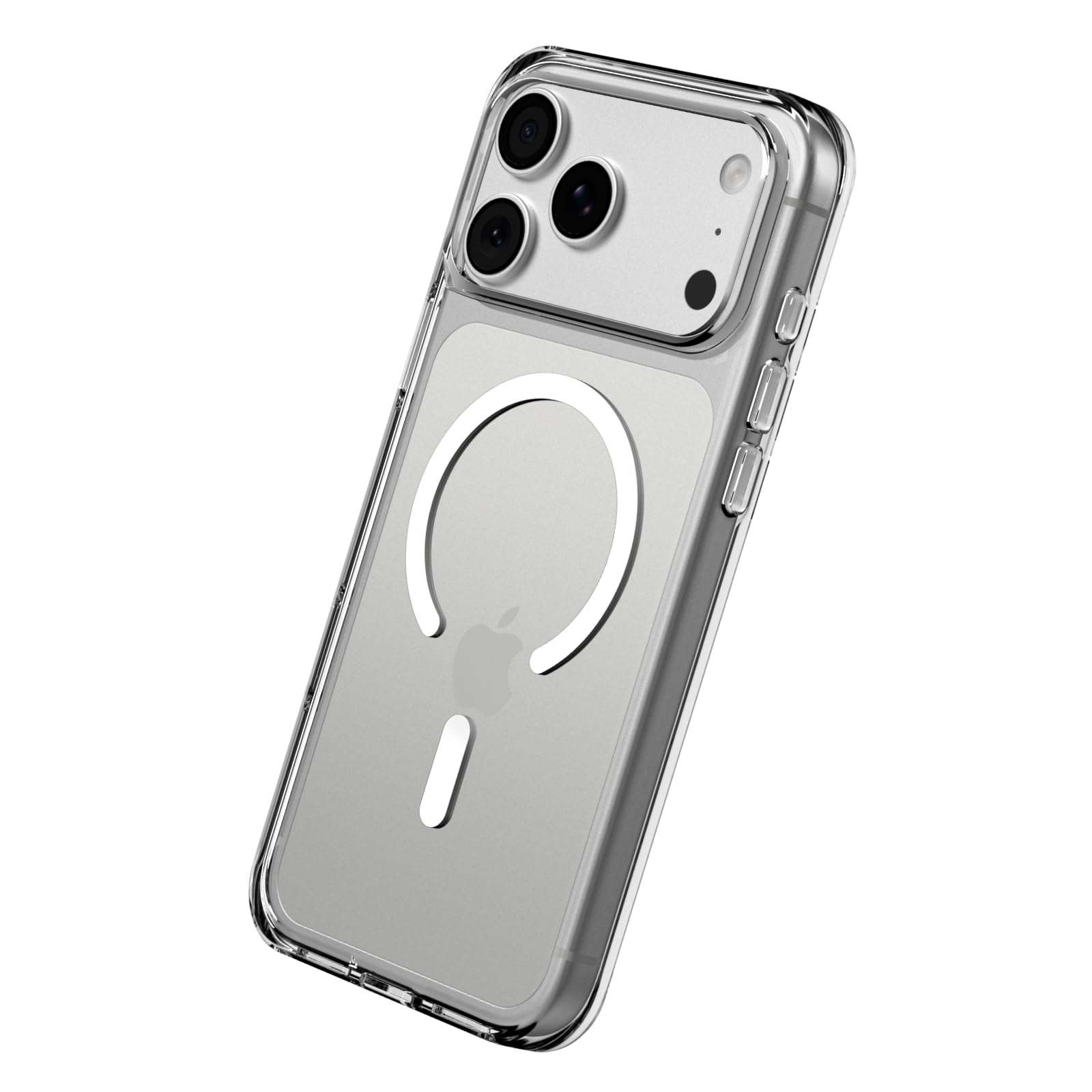 Photo 1 of RhinoShield Phone Case Compatible with MagSafe for iPhone 17 Pro Max | Clear - Anti-Yellowing, High Transparency, Superior Magnetic, Shockproof with Military Grade Drop Protection - Transparent