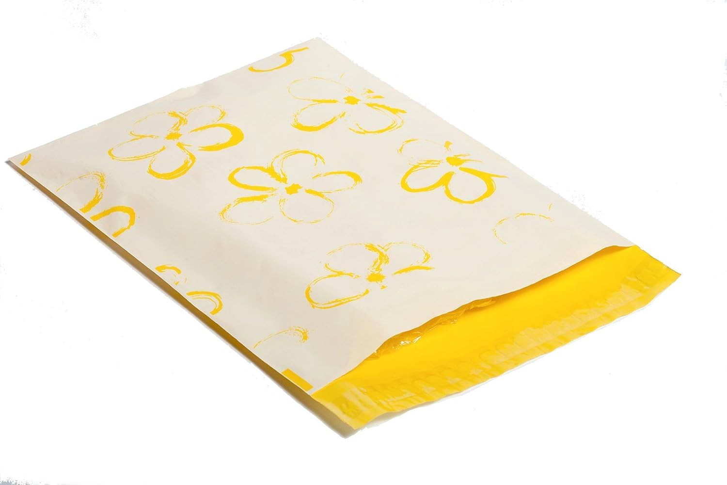 10x13 Yellow Flowers Poly Mailers Envelopes Boutique