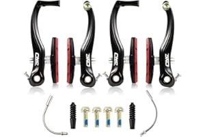 CNC Bike V Brake Set，Linear Pull V Type Brakes,Cantilever Brakes for Mountain Bike/MTB/BMX/Bicycle/Kids Bike Replacement Brak