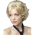 OYSRONG Very Beauty Elegant Women Short Golden Wavy/curly Layered Heat Resistant Daily Hair Wig