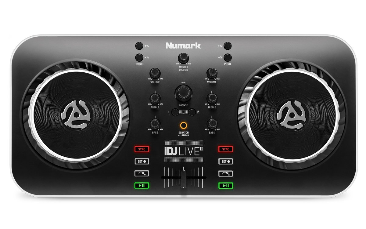Numark iDJ Live II DJ Controller for Mac, PC, iPad, or iPhone:  Amazon.co.uk: Musical Instruments