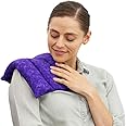 Nature Creation Back Heating Pad Microwavable - Flexible & Easy to Use Hot/Cold Pack for Back Pain Relief, Neck Pain, Body Aches and Stiffness - Perfect for Cold Weather - 1 Pack Purple Marble