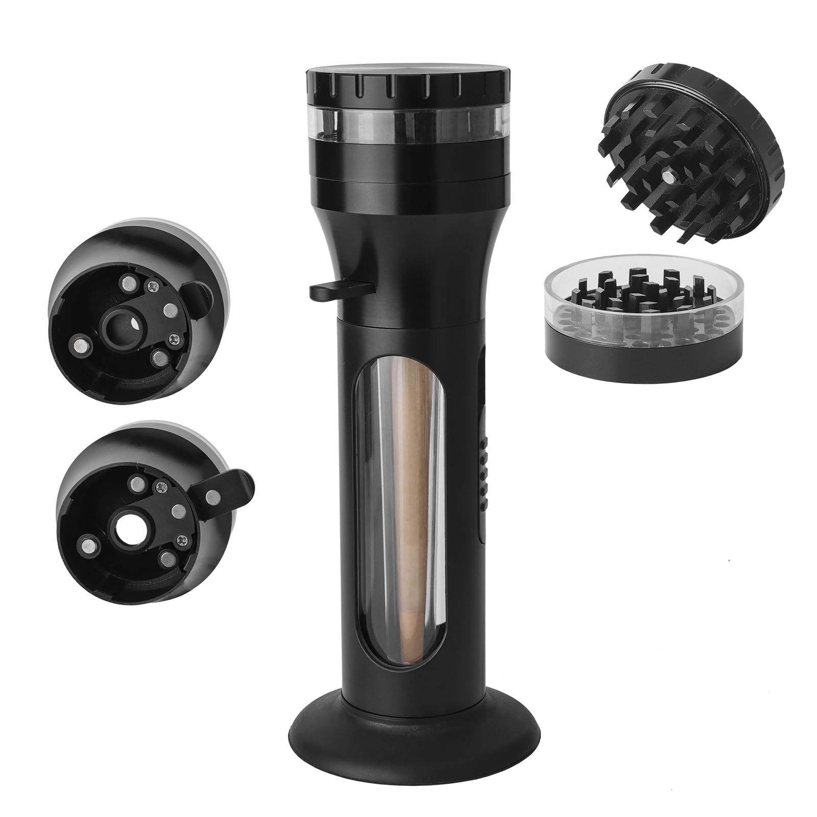 Photo 1 of 2 In 1  Grinder and Cone Filler, Portable Herb Grinder and Roll Filling Machine, Herb Grinder Cone Loader Grinder Roller