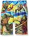 Nickelodeon Boys' TMNT Surfing Trunk, Blue/Yellow, 4