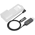 Baofeng 2.5mm USB Charger Cable with Indicator Light for BaoFeng UV-5R UV-82 3800mAh Battery UV-S9/9S Two Way Radio