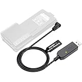 Baofeng 2.5mm USB Charger Cable with Indicator Light for BaoFeng UV-5R UV-82 3800mAh Battery UV-S9/9S Two Way Radio