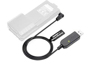 BaoFeng 2.5mm USB Charger Cable with Indicator Light UV-5R AR-152 UV-82 3800mAh Battery UV-S9/9S Two Way Radio (1)