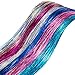 Hair Tinsel Strands 47 Inches Sparkling Shiny Hair Tinsel Extensions 12 Colors (1800 Pieces)