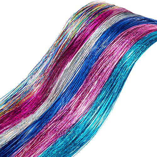 5 Tatuo+Tinsel+Strands+Sparkling+Extensions