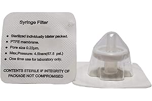 Advangene 0.22 Micron 13 mm, PTFE White Sterile Syringe Filter (75/Box)