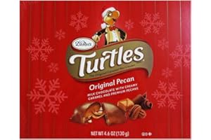 DEMET'S Turtles Original Pecan Christmas Gift Box, 4.6 oz