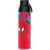 Tervis Venture Water Bottle Marvel - Spider Man Spidey Web Crawler Triple Insulated Tumbler Travel Cup Keeps Drinks Cold & Hot, 26oz, Stainless Steel