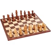 Classic Chess Set - Walnut Wood Board 12 in
