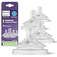 Philips Avent Natural Response Nipples, Extra Slow Flow (Flow 1), 4-Pack, SCY961/44