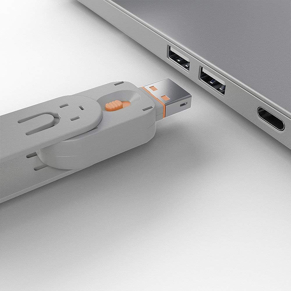 LINDY USB Type A Port Blocker Key, Orange - Image 4