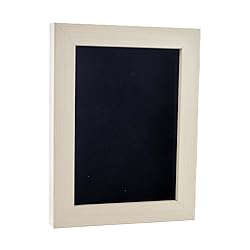 11x14 Shadow Box Frame White Washed Wood | with a