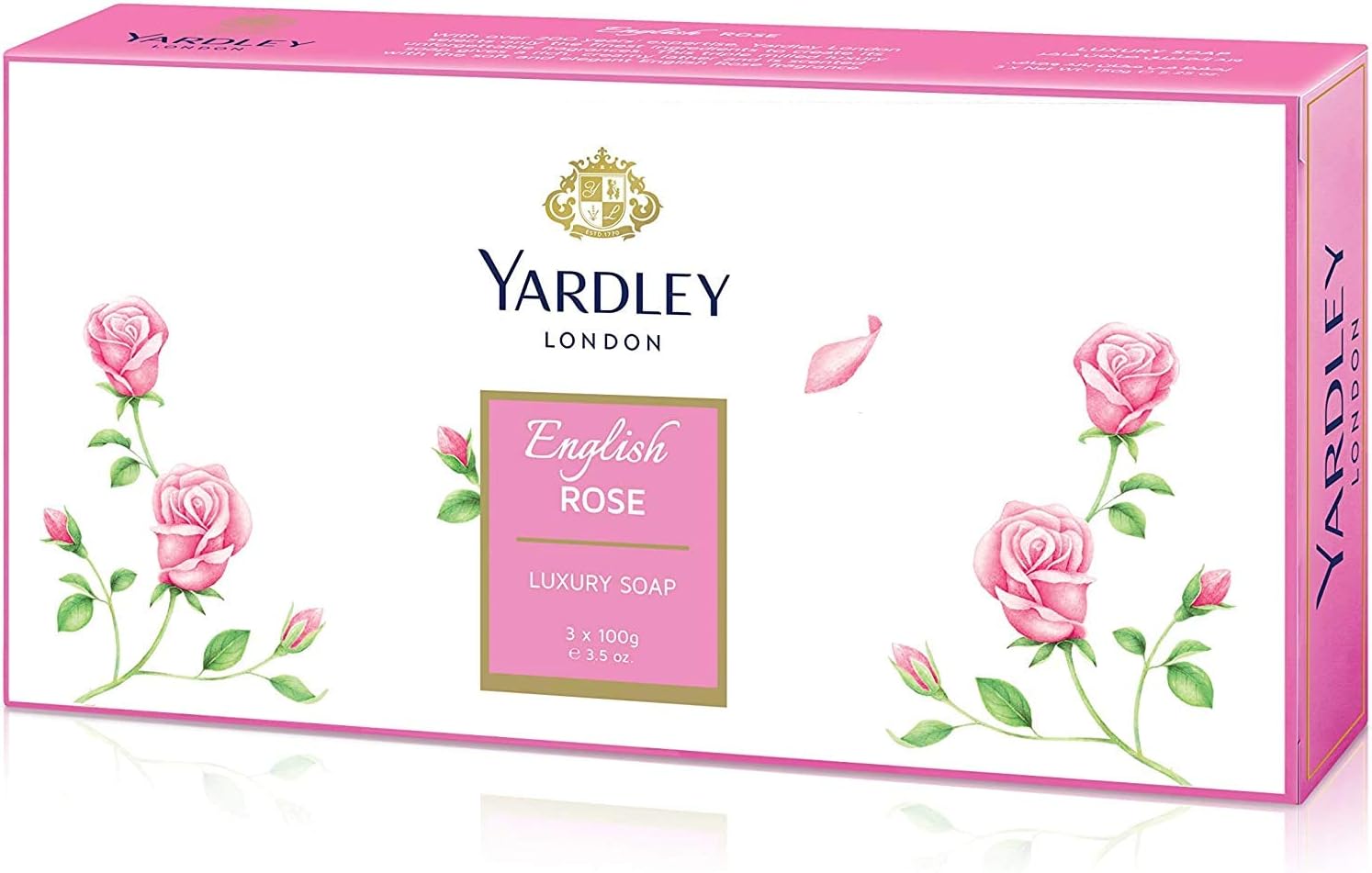 Yardley English Rose Soap Set Trio (3 x 100 g) Amazon.co.uk Beauty