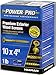 Power Pro Premium Exterior Wood Screws, #10 x 4 Inch All-Purpose Deck Screws for Outdoor Projects, T-25 Star Bit Included, Bronze, 57 Pieces | 48604