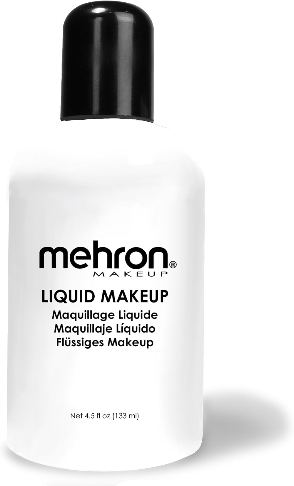 Mehron Liquid Makeup White Face Body Paint Airbrush Compatible 4.5 oz
