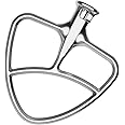 Stainless Steel Paddle Attachment for Kitchenaid Stand Mixer,Fits 4.5-5 quart Tilt Stand Mixer Bowls,Kitchenaid Beater Replacement by FGREEBLE