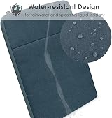 ProElife 13-Inch Laptop Sleeve Navy Canvas Case for MacBook Air 13.6 and Neo 13 view 4