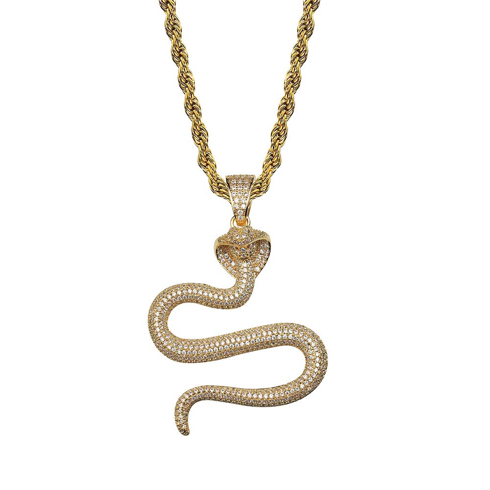 Jewelry JINAO Hip Hop Iced Out Cobra 