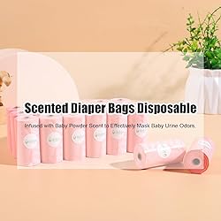 USBOO Disposable Diaper Bags for Baby - 20 Refill