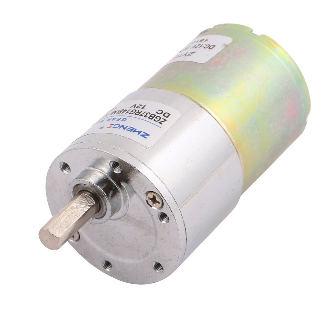 Sourcingmap DC 12V 30RPM Speed Electric Powerful High Torque Gear Box Motor