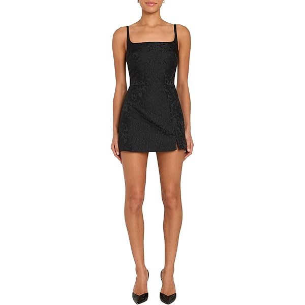 blue dress for baby girl Amanda Uprichard Puzzle Dress in Black main image 0