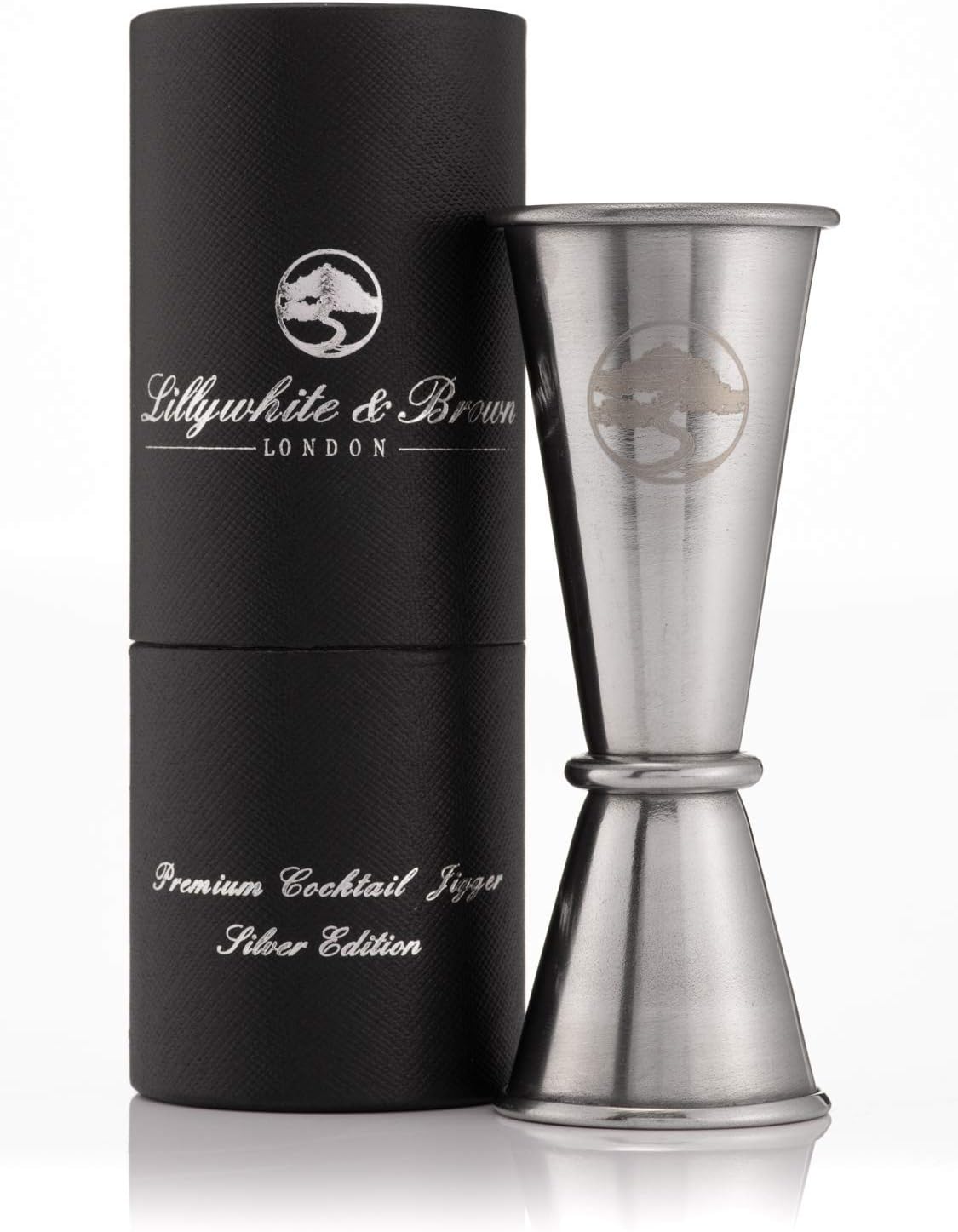 Stainless Steel Jigger/Spirit Measure Set 25ml, 50ml Single/Double