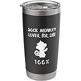 Sock Monkey Gift - Sock Monkey Lover For Life 100% Stainless Steel Insulated Tumbler