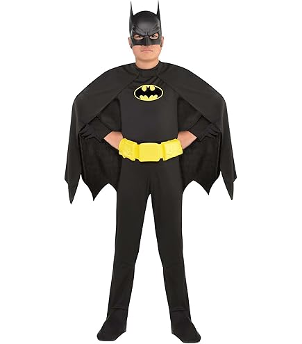 Rubies Costume Batman Justice League Per Bambini – Taglia S (3-4 Anni) Con Maschera, Mantello E Muscoli Disegnati - 2