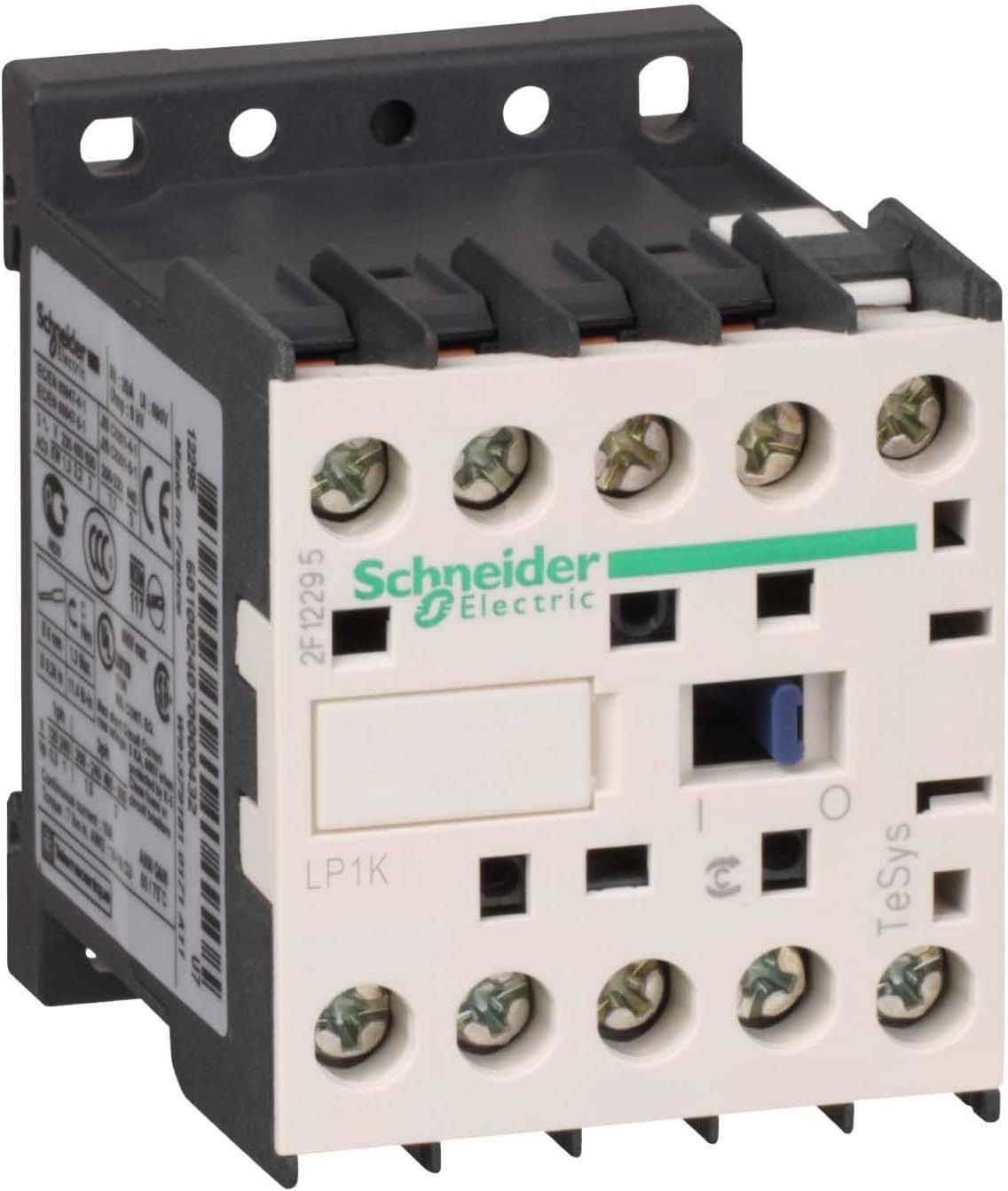 Schneider Electric LP1 K0910GD TeSys K Minicontactor 3P AC-3, 440 V 9 A Spool 125 V CD