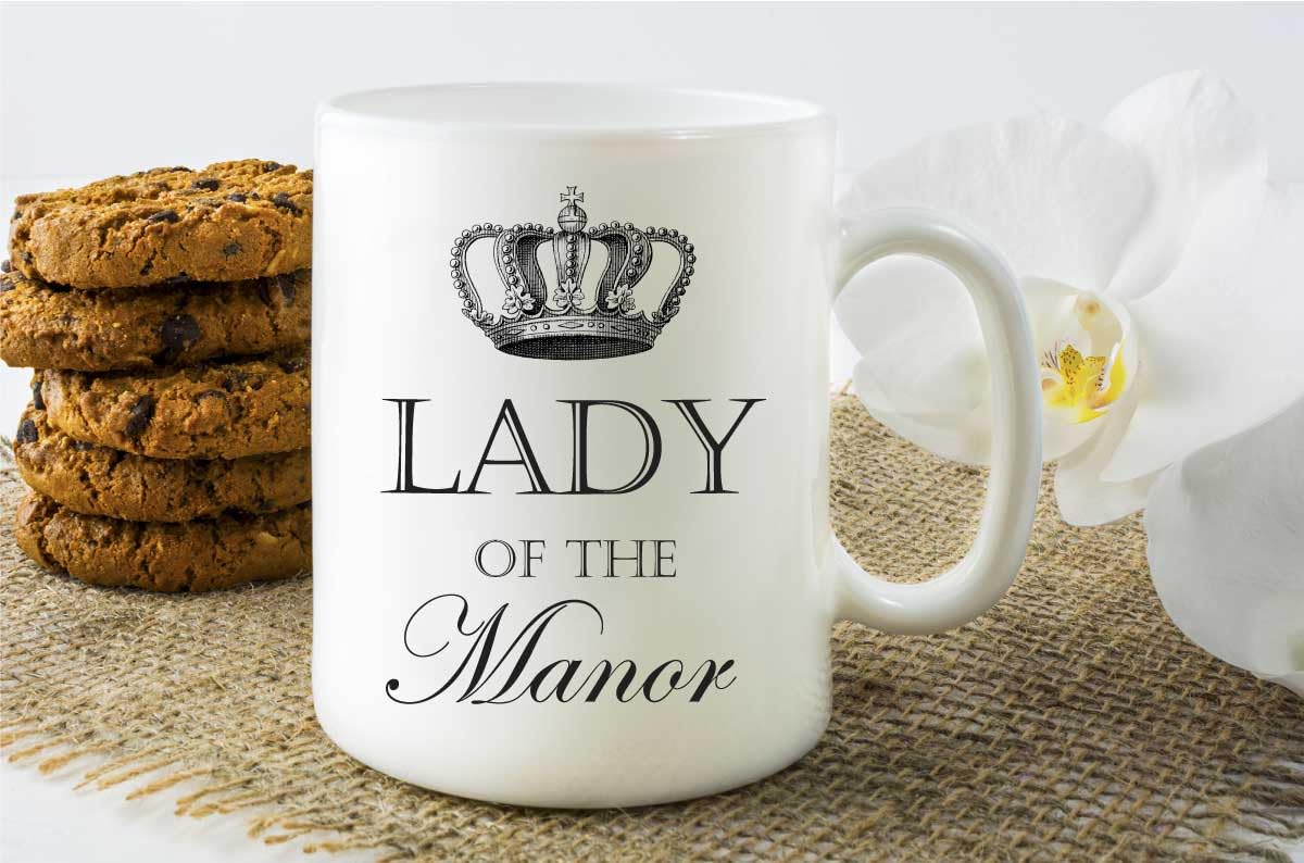 60 Second Makeover Limited Lady of the Manor Mug Novelty Cup Gift Present Hers Mum Girlfriend