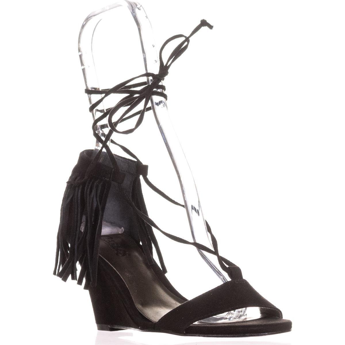 carlos santana black sandals