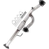 ZHRUIHAN 409 Stainless Steel Exhaust Stainless Y Flex Pipe Compatible with | 2009 2010 2011 2012 2013 2014 Pilot 3.5L V6，Repklace OE : 73011, 38016, 2100-424935 EPA