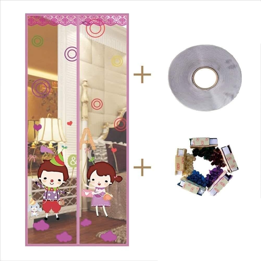 Puerta de Pantalla magnética Fibra de Vidrio Auto sellante Mascotas y