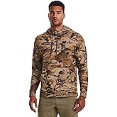 Under Armour Mens Expanse Camo Hoodie | Lightweight Breathable Fleece | Kangaroo Pocket for Hunting or Casual Wear