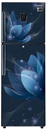 Samsung 324L 3 Star Frost Free Double Door Refrigerator (RT34M5438U8/HL, Saffron Blue, Convertible, Inverter Compressor)