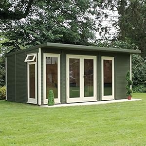 Waltons Est 1878 Garden Log Cabin Home Office Traditional