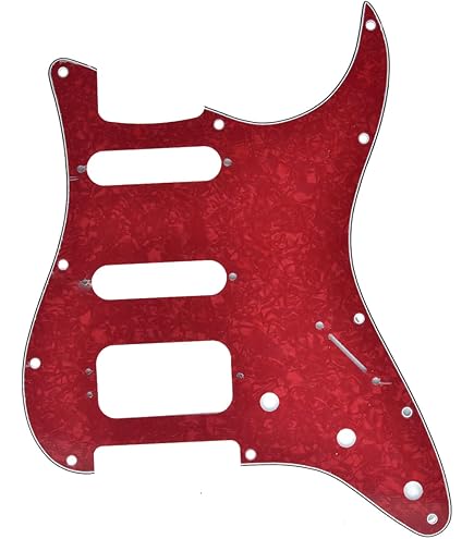 Battipenna Chitarra Yamaha Pacifica HSS - Nero 3 Strati, Con Fondello Tremolo, Plastica - Foto 2