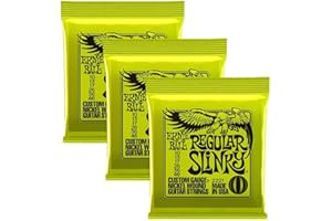 Ernie Ball 2221 Nickel Regular Slinky Electric Guitar Strings 3 Pack