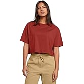 Under Armour Womens Boxy Crop Logo Short Sleeve T Shirt